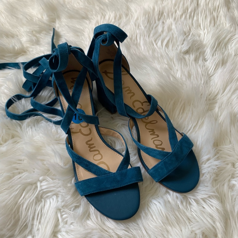 Sam Edelman Suede Lace Up Heels
